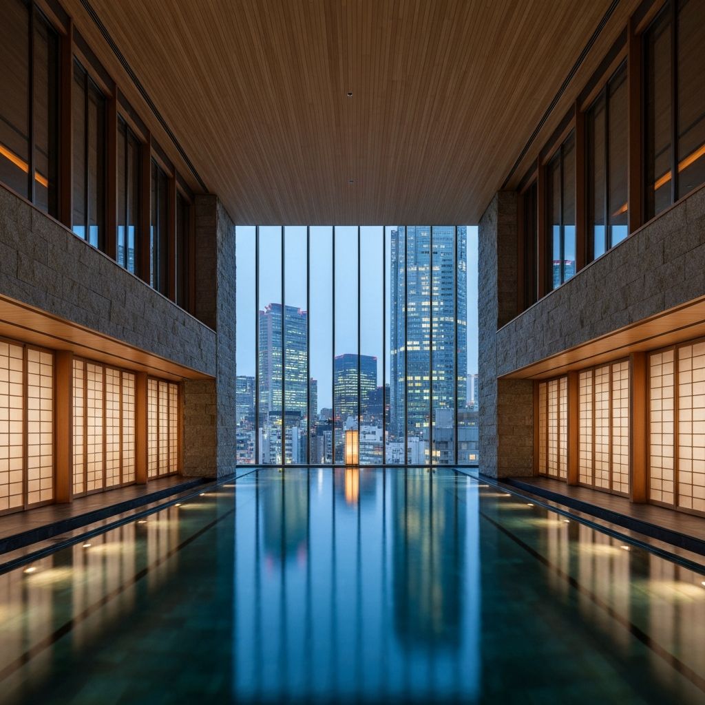 Tokyo Skyline Pool at Aman Tokyo