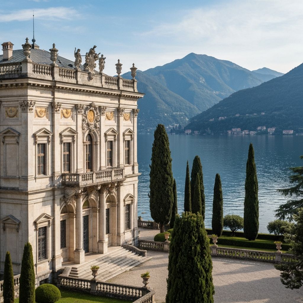 Lake Como Floating Pool at Villa d'Este