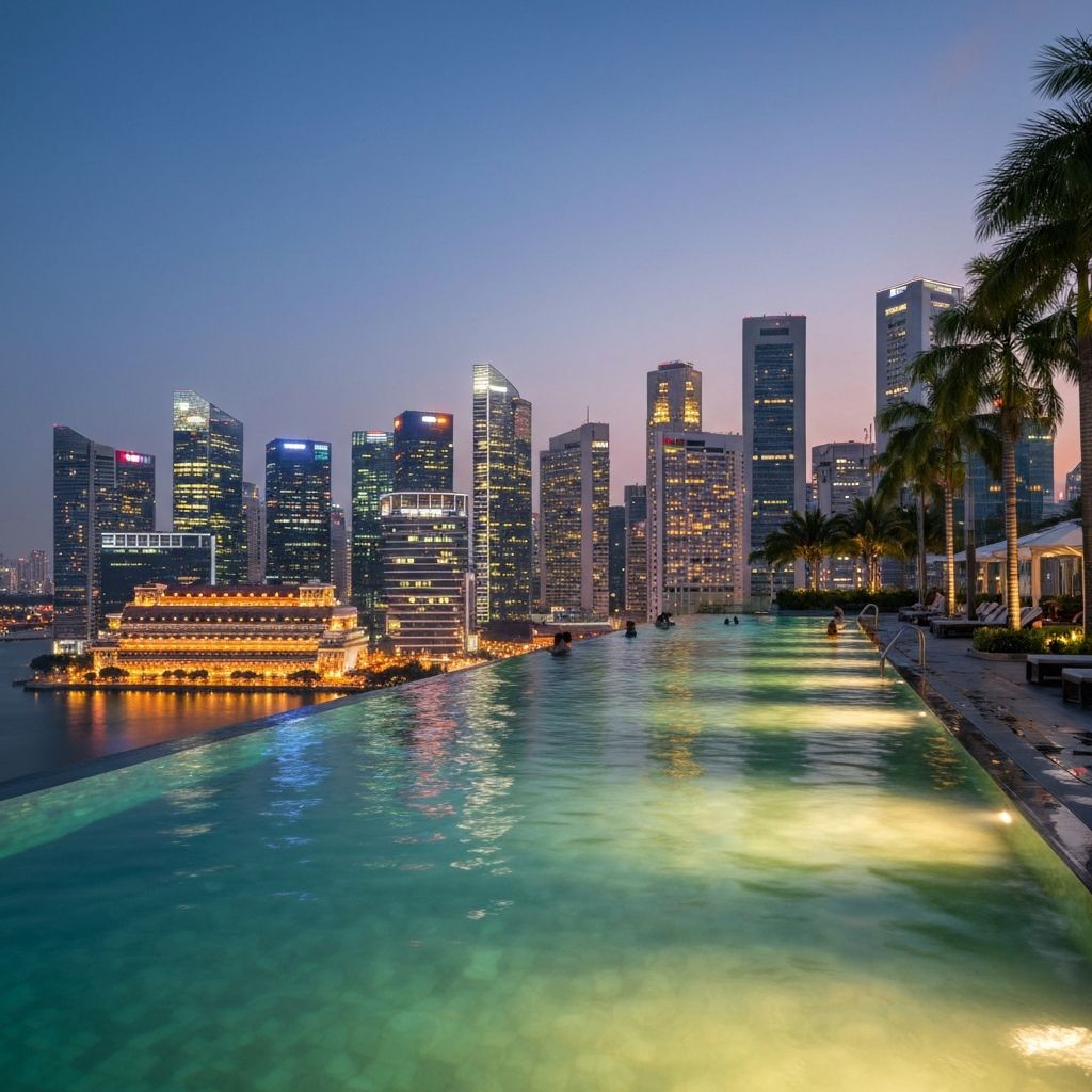 SkyPark Infinity Pool at Marina Bay Sands