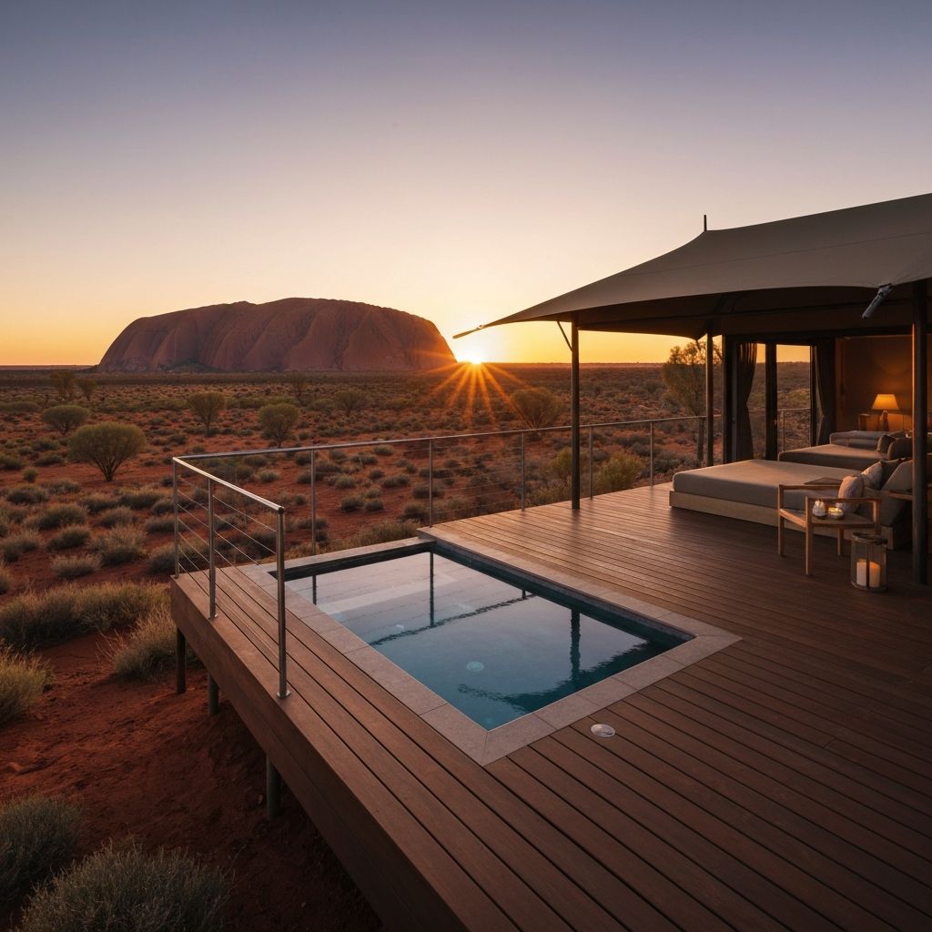 Uluru Desert Pool at Longitude 131°