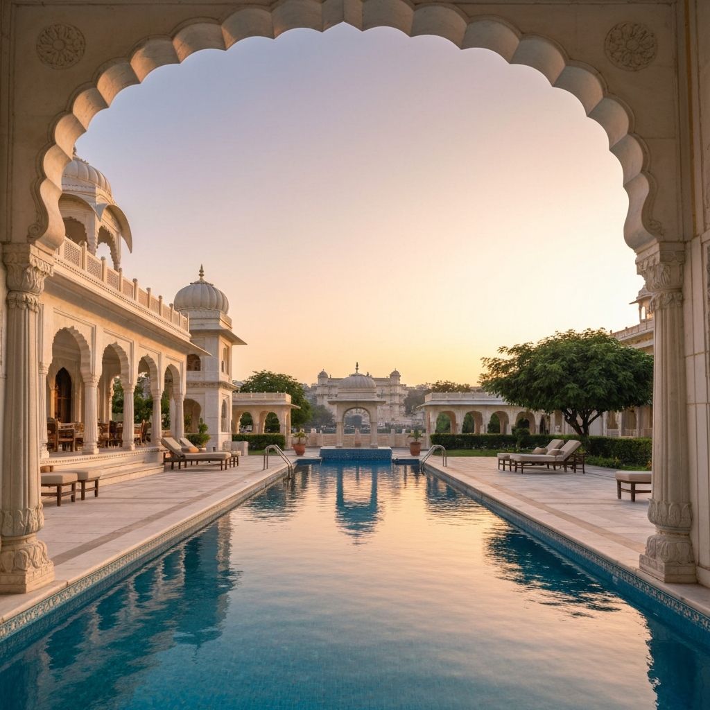 Lake Pichola Pool at The Oberoi Udaivilas