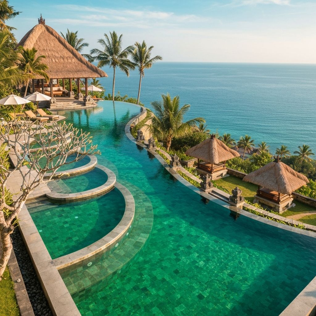 Three-Tier Infinity Pool at Amankila