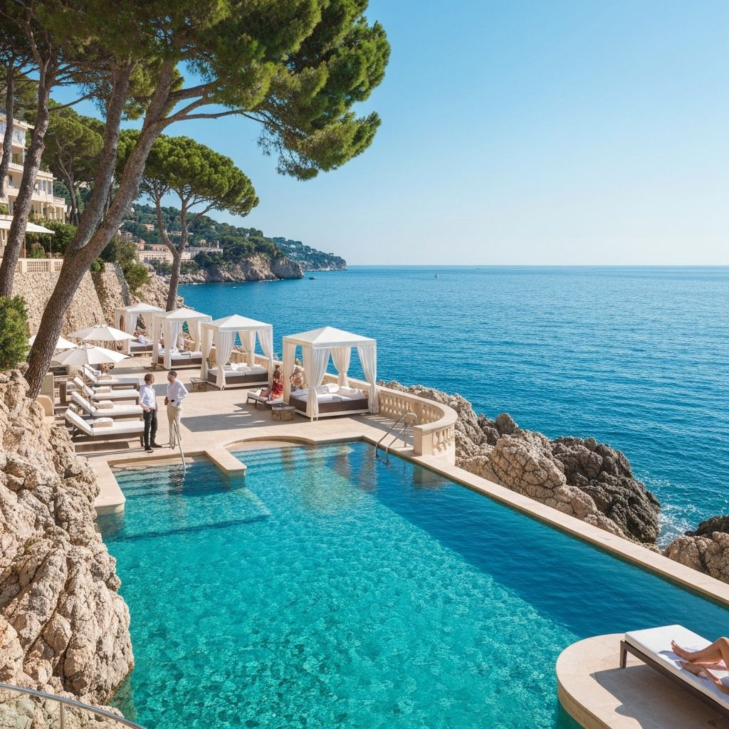 Cliffside Infinity Pool at Hotel du Cap-Eden-Roc