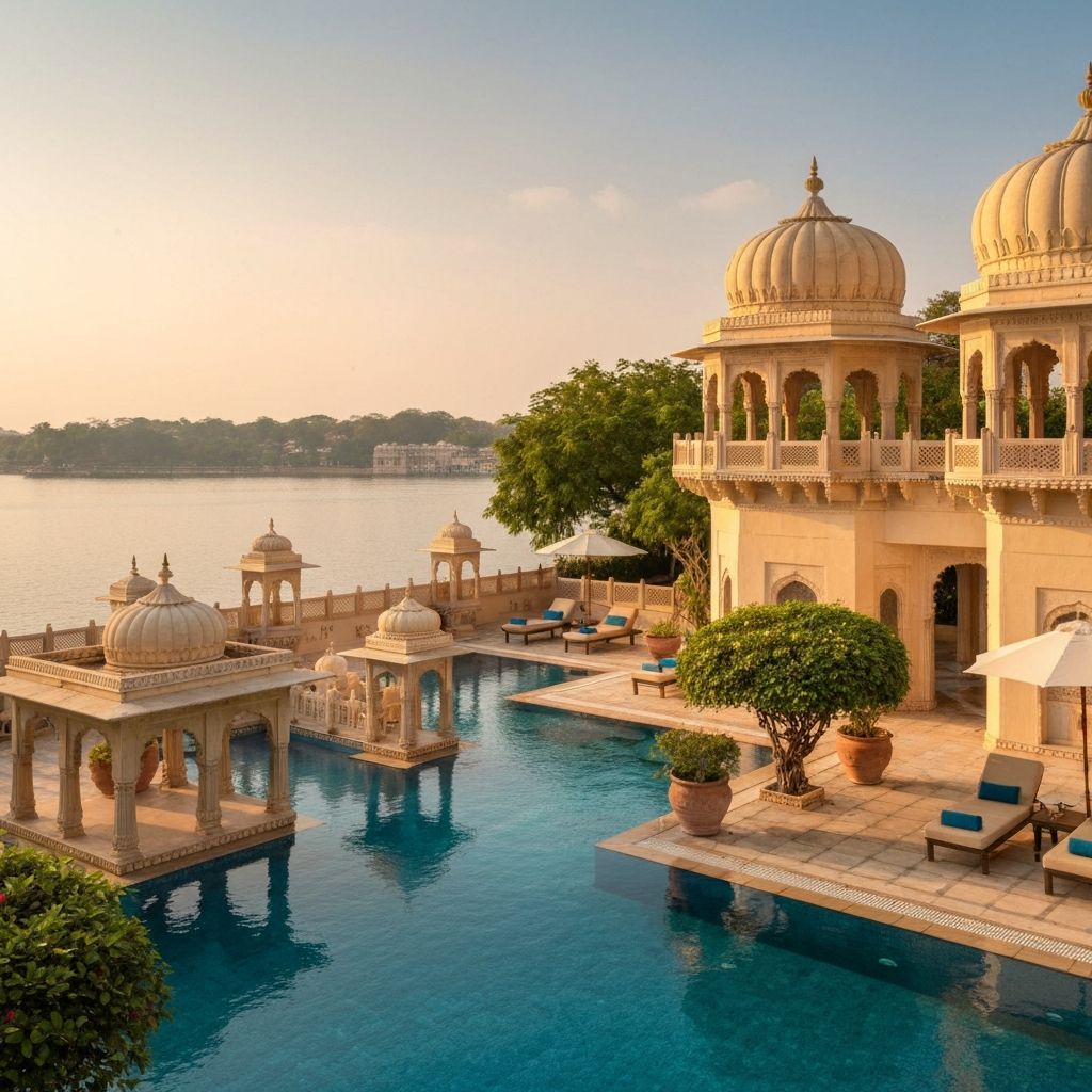 Lake Pichola Pool at The Oberoi Udaivilas