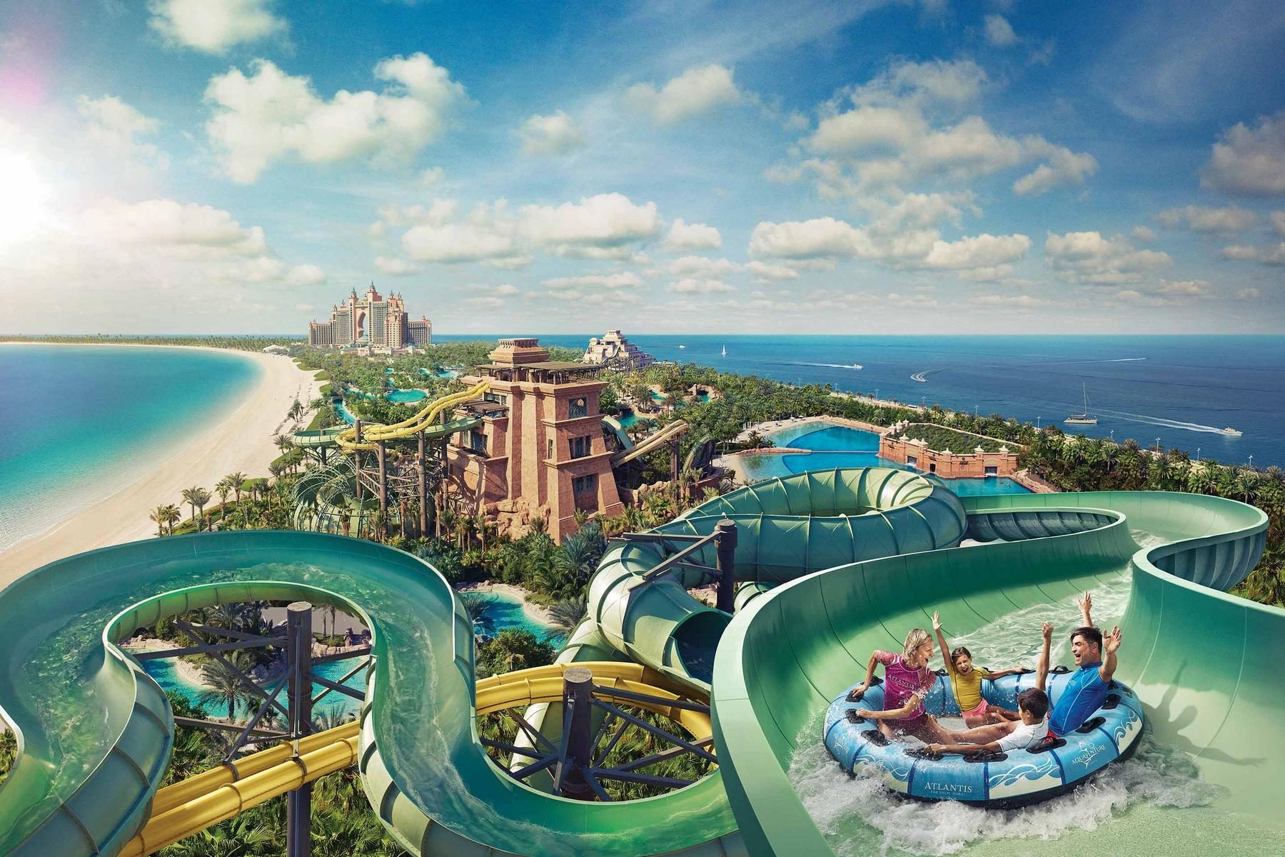 Aquaventure Waterpark Pool at Atlantis The Palm