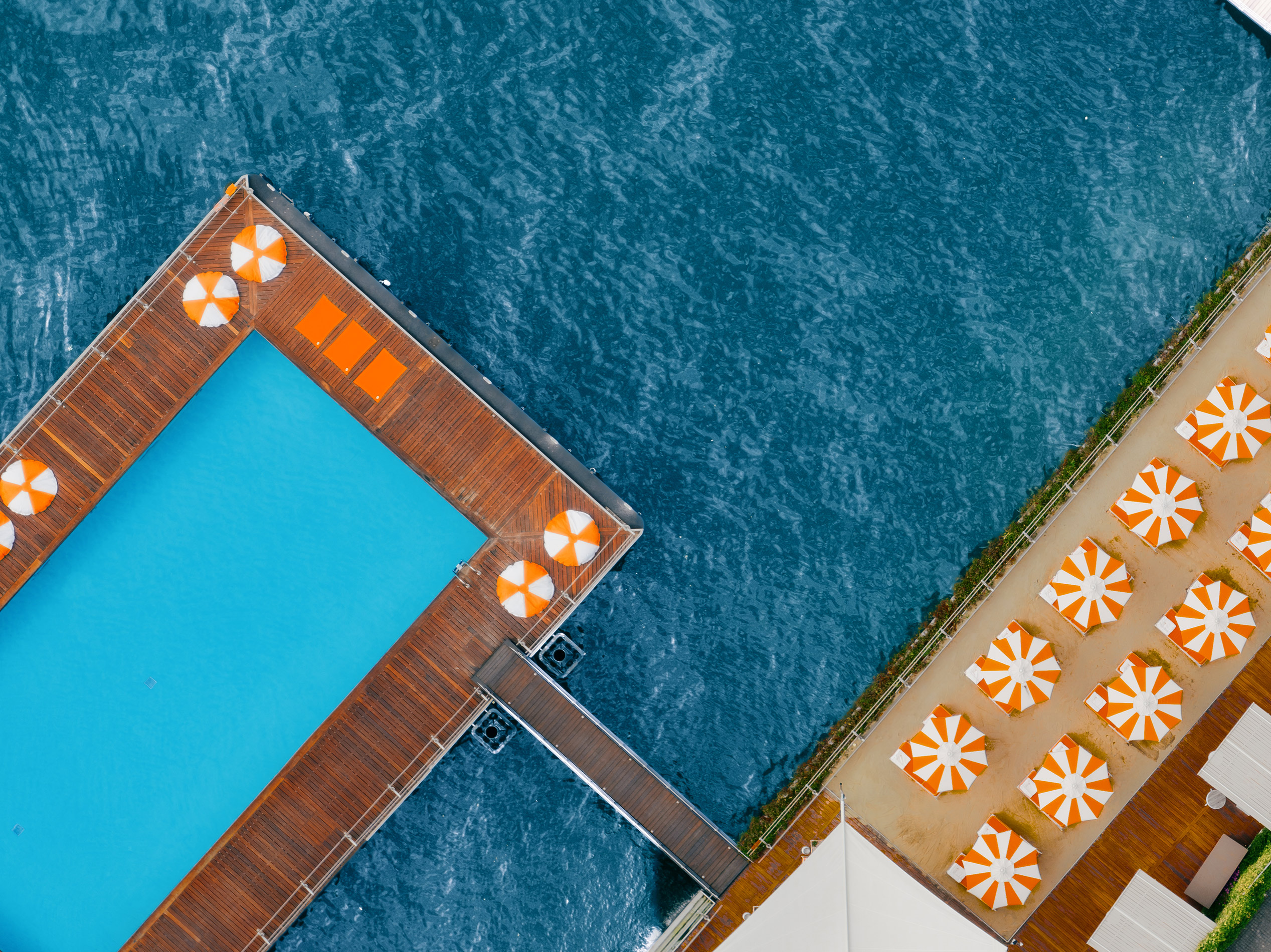 Grand Hotel Tremezzo Floating Pool at Grand Hotel Tremezzo