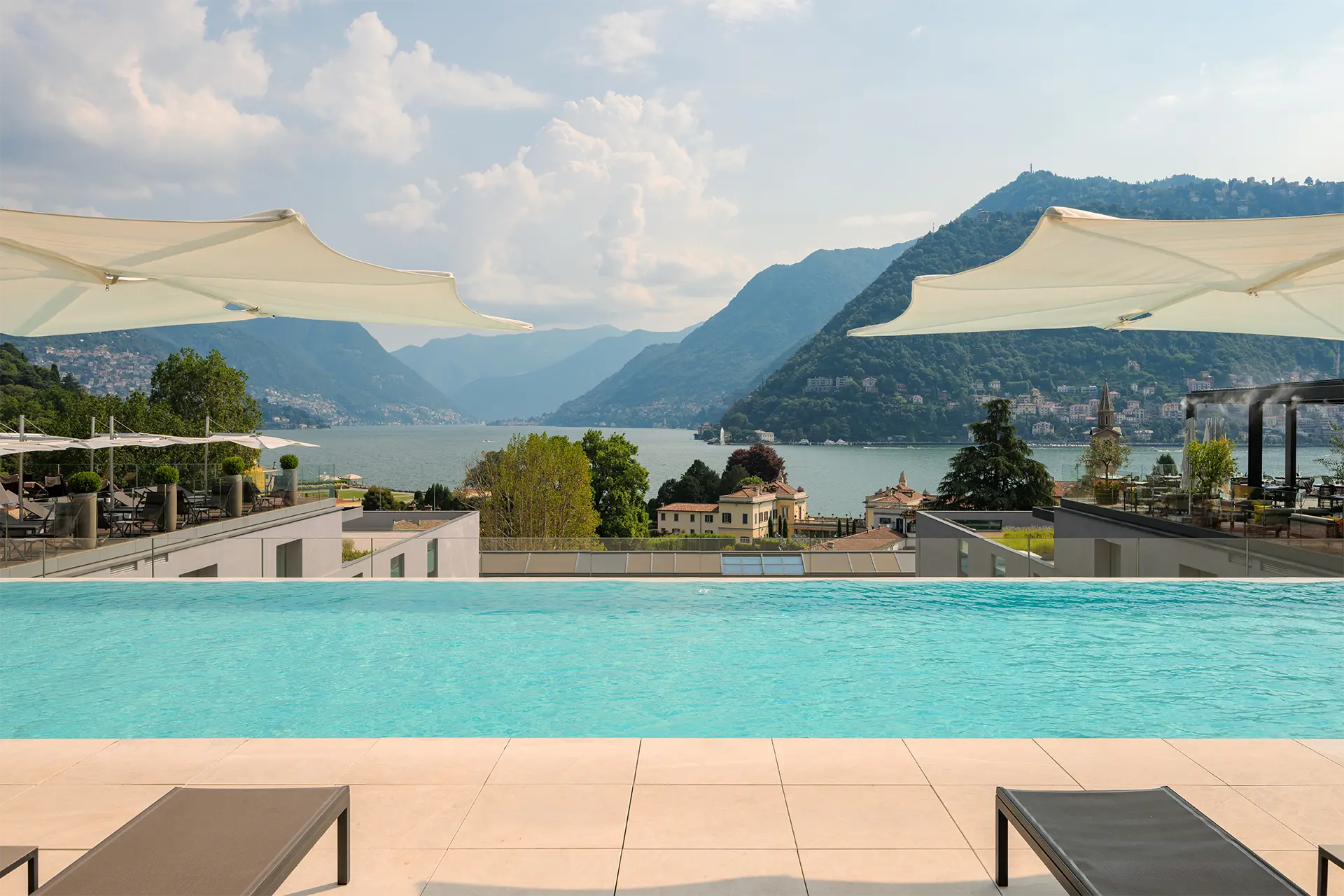 Lake Como Infinity Pool at Hilton Lake Como