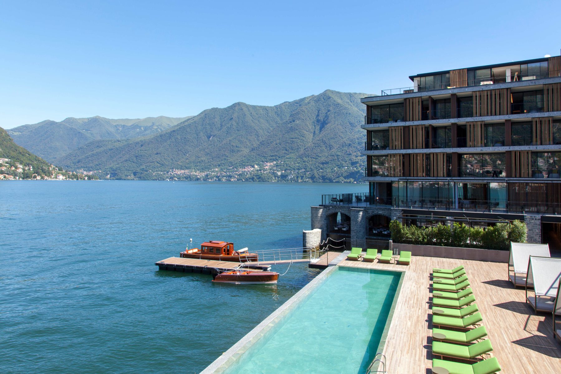 Il Sereno Lake Como Pool at Il Sereno