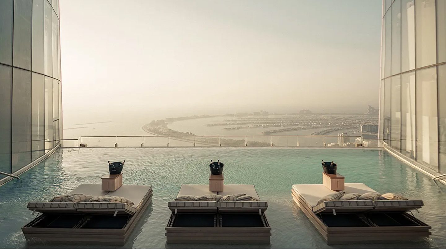 Tattu Sky Pool at Ciel Dubai Marina